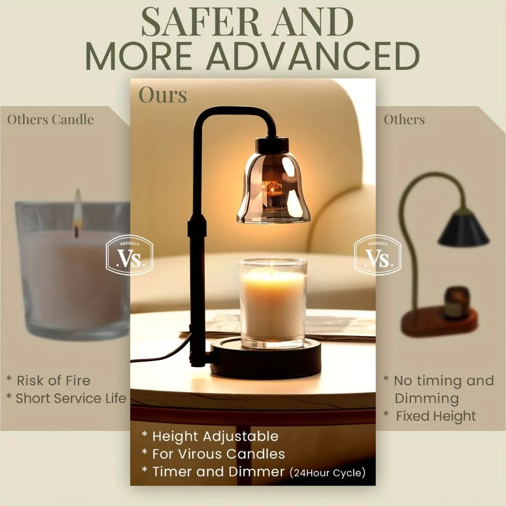 Candle Warming Lamp with timer - Picture 3 of 7